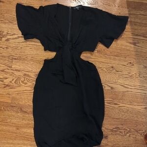 Lulu's Chic Black Cutout Dress